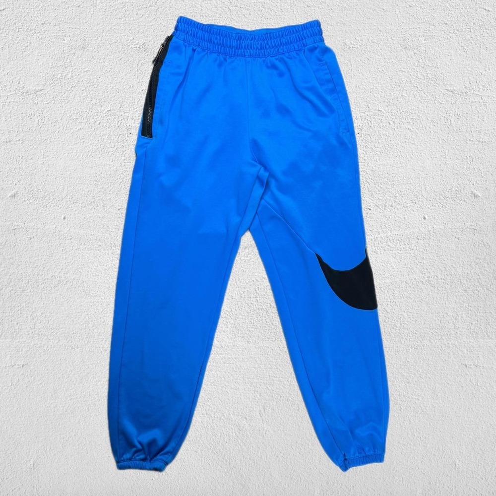 Nike Dri-Fit‎ Big Swoosh Therma Fleece Joggers Blue Medium